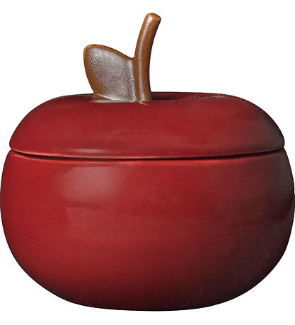 Ferm Living Beholder - Keramik - Apple - Deep Red