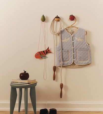 Ferm Living Knage - Håndskåret Træ - Agern - Natural