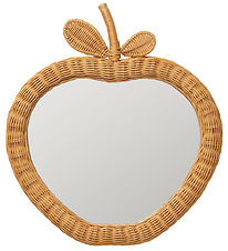 Ferm Living Spejl m. Flettet Ramme - Apple - Natural