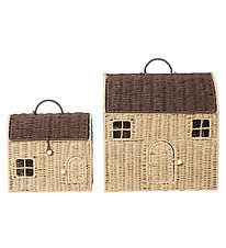 Ferm Living Opbevaringskurve - 2-stk - Casu Storage Houses - Nat
