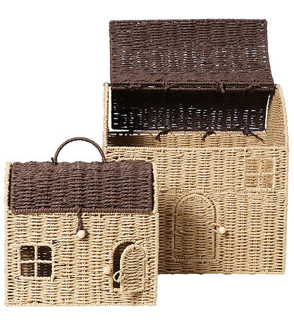 Ferm Living Opbevaringskurve - 2-stk - Casu Storage Houses - Nat