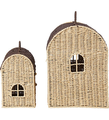 Ferm Living Opbevaringskurve - 2-stk - Casu Storage Houses - Nat