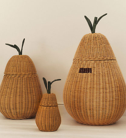 Ferm Living Opbevaringskurv - Extra Large - Pære - Natural