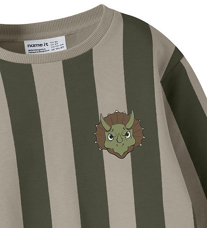 Name it Sweatshirt - NmmRake - Olive Night