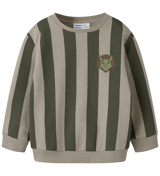 Name it Sweatshirt - NmmRake - Olive Night