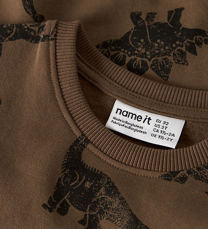 Name It Sweatshirt - NmmRiva - Sepia
