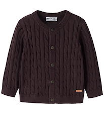 Name It Cardigan - Strik - NmmRaffat - Chocolate Plum