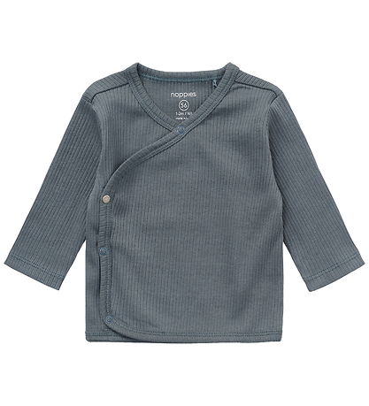 Noppies Bluse - Rib - Wrap - Stormy Weather