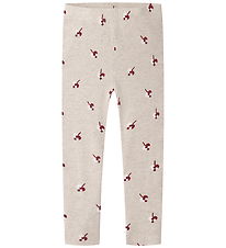 Name It Leggings - Rib - NmfRisakab - Peyote Melange