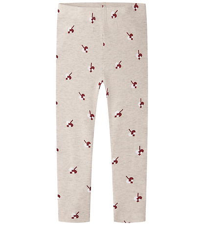 Name It Leggings - Rib - NmfRisakab - Peyote Melange