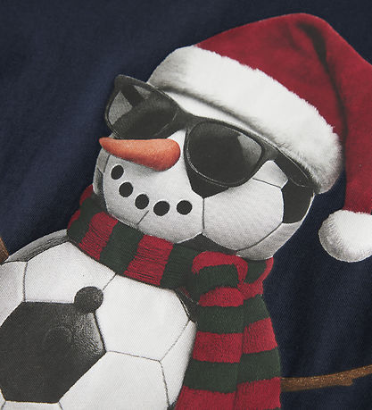 Name It T-shirt - NkmVosmas - Navy Blazer/Snowman