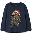 Name It Bluse - NmmVosmas - Navy Blazer/Dinosaur
