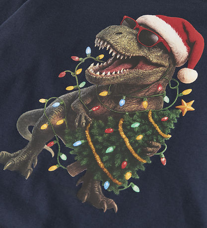 Name It Bluse - NmmVosmas - Navy Blazer/Dinosaur