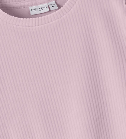 Name It Bluse - Fløjsvelour - Cropped - NmfVeloa - Mauve Shadows