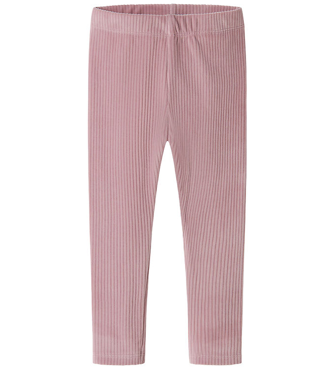 Name It Leggings - Fløjlsvelour - NmfVeloa - Mauve Shadows