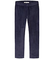 Name It Leggings - Fløjlsvelour - NmfVeloa - Evening Blue