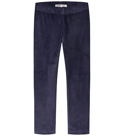 Name It Leggings - Fløjlsvelour - NmfVeloa - Evening Blue