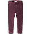 Name It Leggings - Fløjlsvelour - NmfVeloa - Catawba Grape
