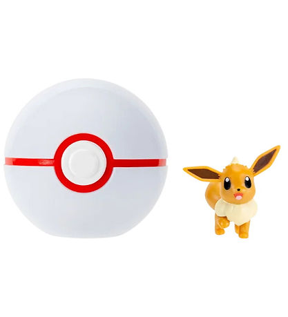Pokémon Figur - Clip 'N' GO - Eevee m. Premier Ball