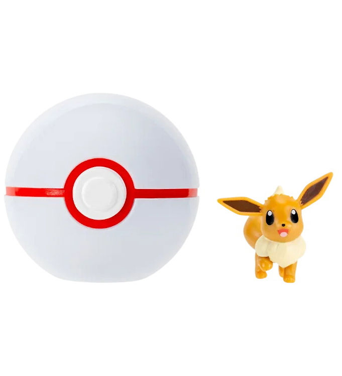 Pokémon Figur - Clip 'N' GO - Eevee m. Premier Ball