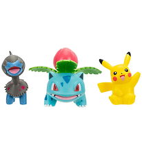 Pokémon Figurer - Battle Figure - Pikachu/Ivysaur/Deino