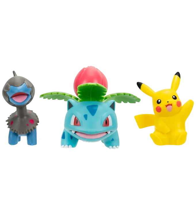 Pokémon Figurer - Battle Figurer - Pikachu/Ivysaur/Deino