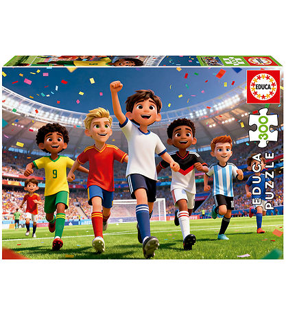 Educa Puslespil - 300 Brikker - Soccer World