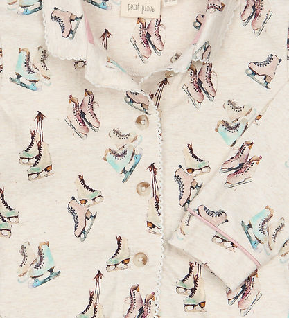 Petit Piao Pyjamas - PpBlizz - Eggnog Melange Ice Skate