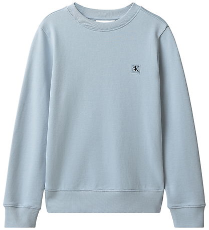 Calvin Klein Sweatshirt - Mini Badge - Blue Fog