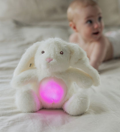 Teddykompaniet Natlampe - Bamse m. Lys Og Lyd - 25 cm - Bunny
