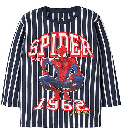 Name It Bluse - NmmOnce - Spiderman - Navy Blazer
