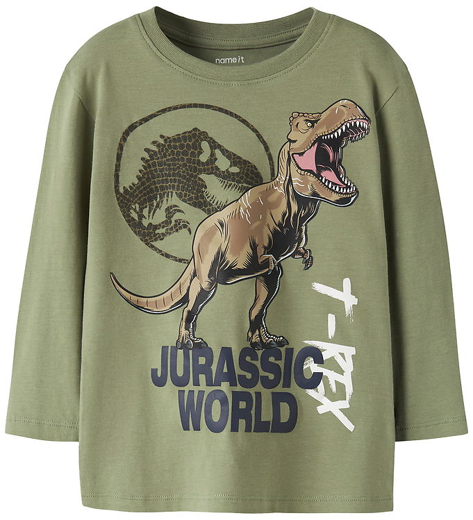 Name It Bluse - NmmOtti - Jurassic - Mosstone