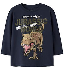 Name It Bluse - NmmOtti - Jurassic - Navy Blazer