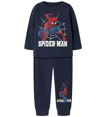 Name It Nattøj - 2-delt - NmmMus - Spiderman - Navy Blazer