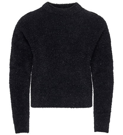 Kids Only Bluse - Strik - KogPiumo - Black Glitter