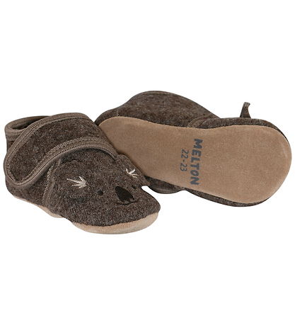 Melton Hjemmesko - Uld - Koala - Denver Melange