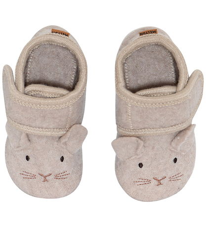 Melton Hjemmesko - Uld - Mouse - Oxford Tan