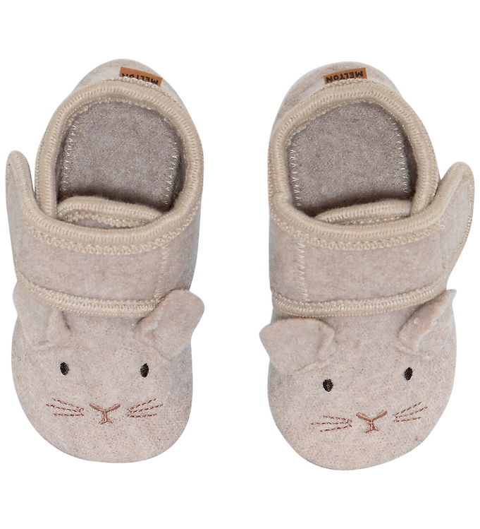 Melton Hjemmesko - Uld - Mouse - Oxford Tan