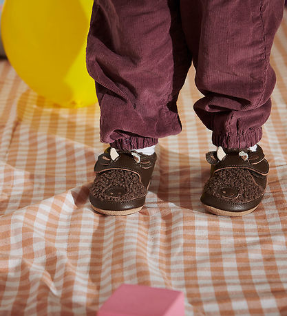 Melton Hjemmesko - Leather - Buffalo - Dark Brown