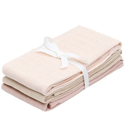 Cam Cam Stofbleer - 3-pak - Classic Stripes Rose