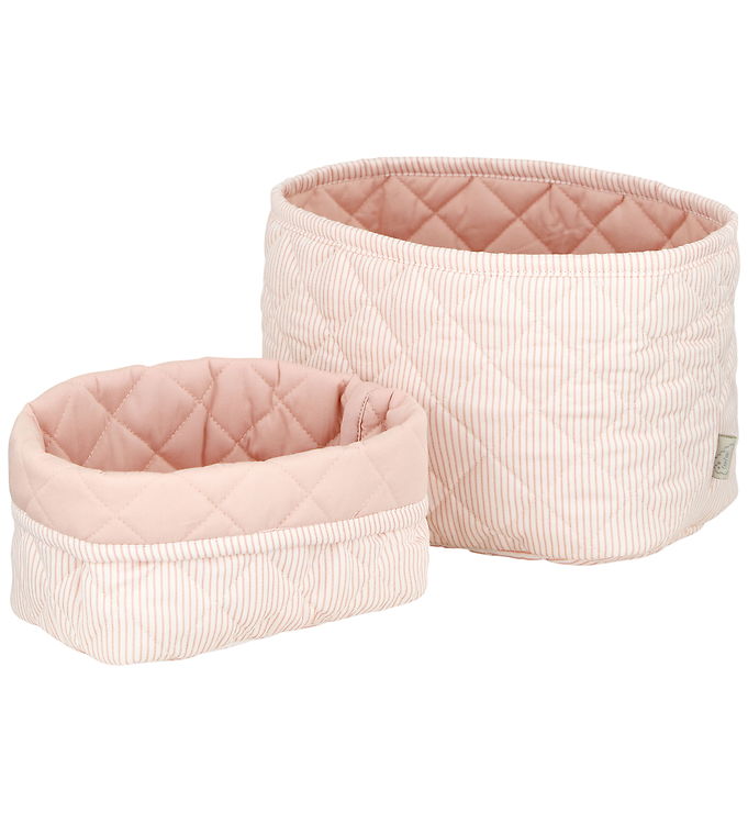 Cam Cam Opbevaringskurv - 2-pak - OCS - Quilted - Classic Stripe