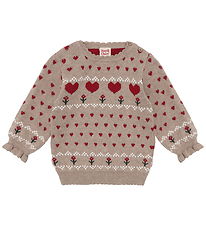 Hust and Claire Bluse - Strik - HCPusle - Biscuit