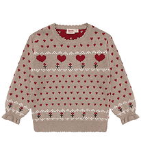 Hust and Claire Bluse - Strik - HCPippa - Biscuit