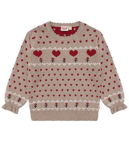 Hust and Claire Bluse - Strik - HCPippa - Biscuit
