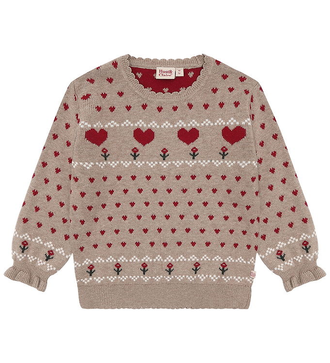 Hust and Claire Bluse - Strik - HCPippa - Biscuit