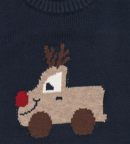 Hust and Claire Vest - Strik - HCPerry - Reindeer - More Navy