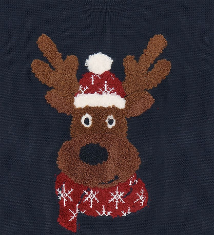 Hust and Claire Vest - Strik - HCPinco - Reindeer - More Navy