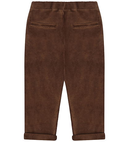 Hust and Claire Fløjlsbukser - HCGarry - Ottoman - Brown Stone
