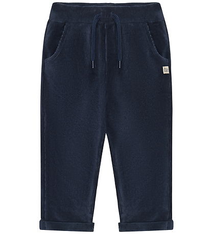 Hust and Claire Fløjlsbukser - HCGarry - Ottoman - More Navy