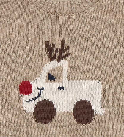 Hust and Claire Vest - Strik - HCPerry - Reindeer - Biscuit